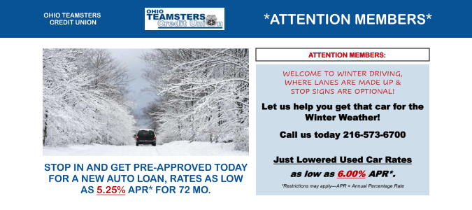 Teamsters Advertising for Auto Loans